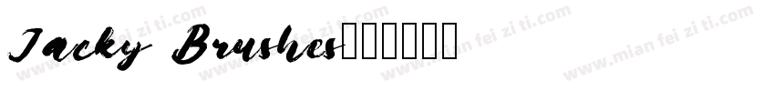 Jacky Brushes字体转换